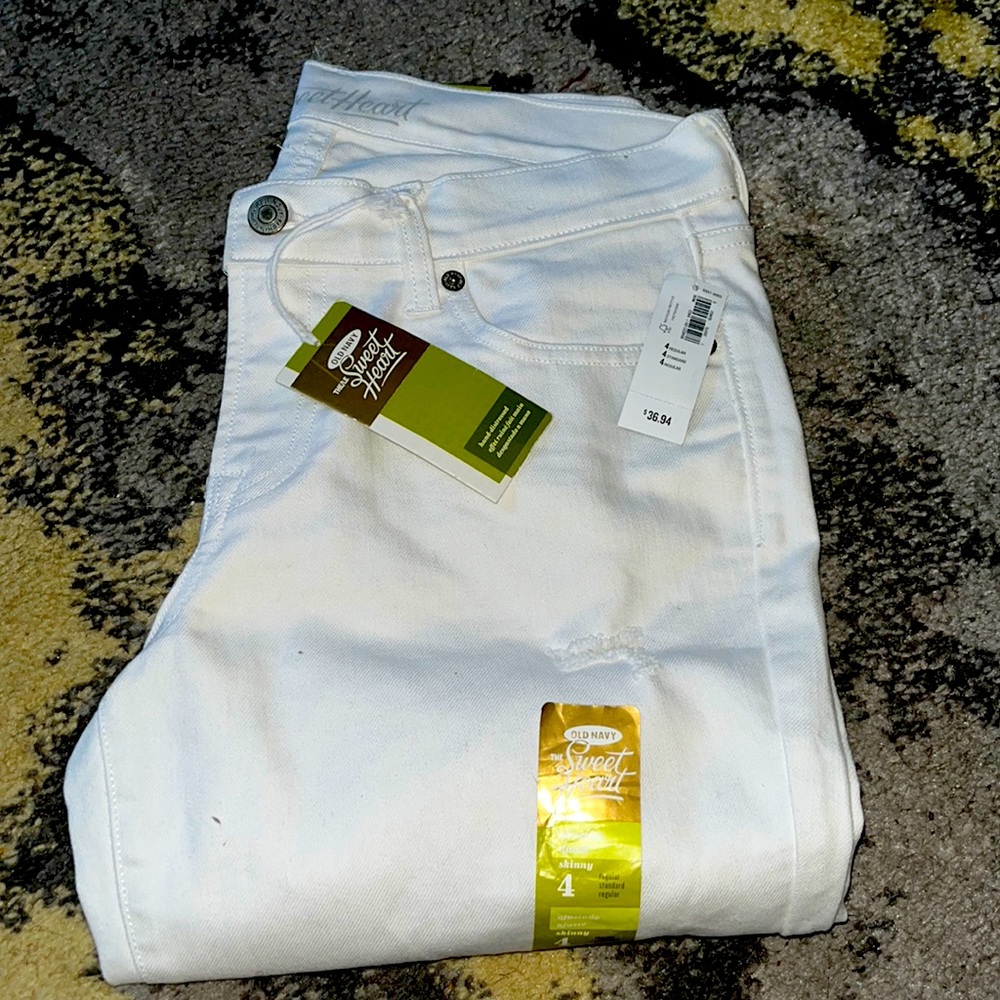 Women white skinny jeans